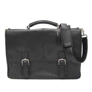 COACH Thompson 6455 Men's Leather Briefcase,Shoulder Bag Black