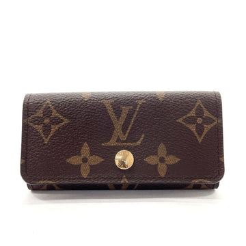 LOUIS VUITTON Multicle 4 Key Case Monogram Canvas  M69517 Unisex Brown