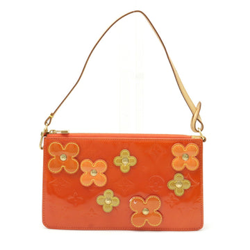 Louis Vuitton Vernis Flower Lexington Handbag Enamel Orange M92247