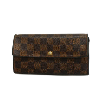 LOUIS VUITTONAuth  Damier Portefeuil Sala N61734 Men,Women,Unisex Long Wallet