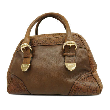 GUCCI tote bag sima 181507 leather brown gold hardware ladies