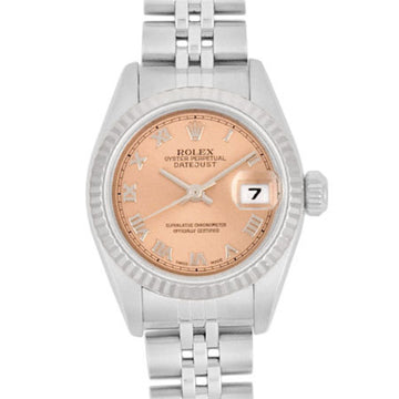 Rolex Datejust 79174 WG ?? SS Y number Ladies self-winding watch Roman pink dial