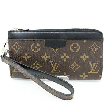 LOUIS VUITTON Zippy Dragonne L-shaped long wallet monogram M69407 Brown