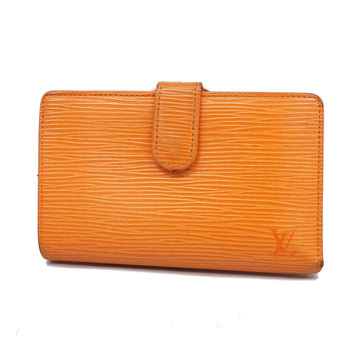 LOUIS VUITTONAuth  Epi Porte Monet Vievienova M6324H Wallet] Mandarin