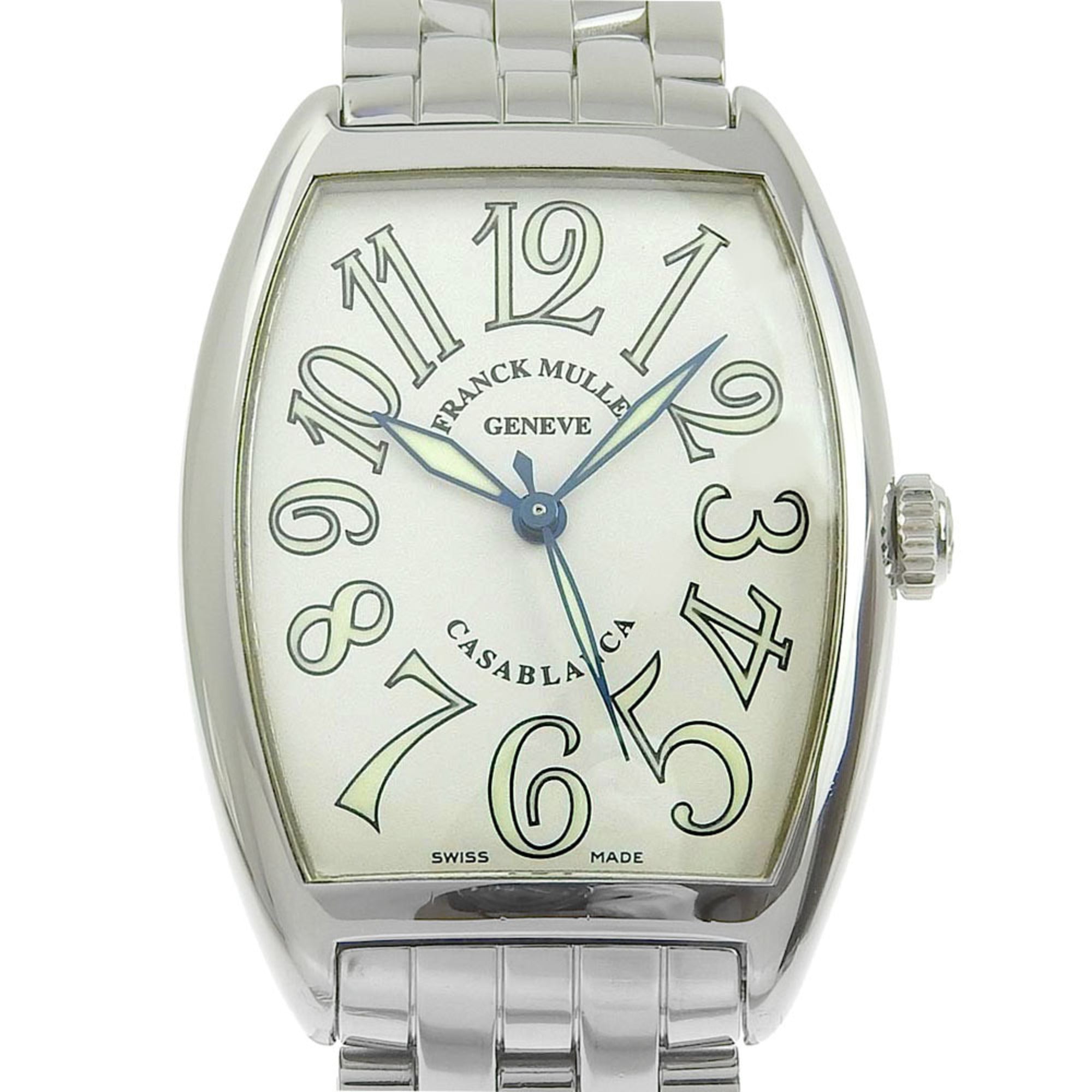 FRANCK MULLER Casablanca watch 2852 stainless steel silver automatic w