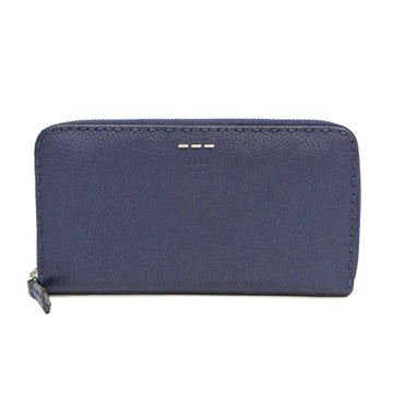 FENDI Selleria 7M0210 Women,Men Leather Wallet [bi-fold] Royal Blue