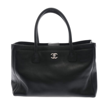 CHANEL executive tote bag black ladies caviar skin