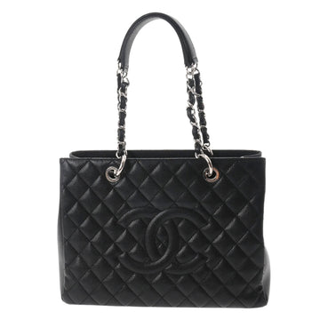 CHANEL matelasse GST tote black ladies caviar skin bag