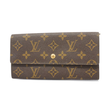 LOUIS VUITTONAuth  Monogram Porto Mone Credit M61723 Women's Long Wallet