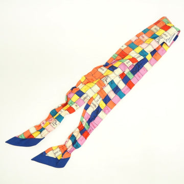 HERMES/ Bolduc Check Scarf Multicolor Women's