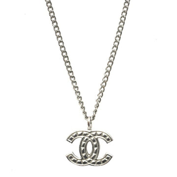 Chanel necklace silver here mark CHANEL chocolate bar pendant ladies