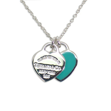 TIFFANY 925 enamel return to heart tag pendant