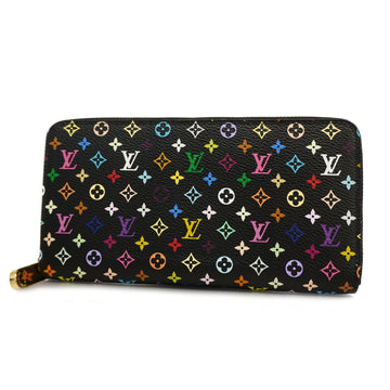 LOUIS VUITTONAuth  Monogram Multicolore Zippy Wallet M60275 Women's Long Wallet