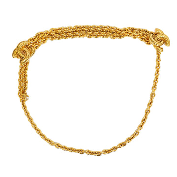 CHANELAuth  Gold Hardware Women's Chain Belt