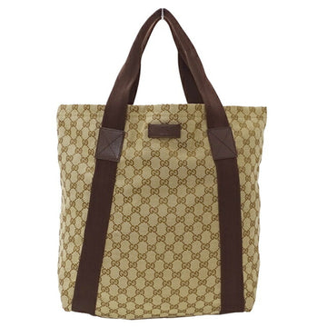 GUCCI Bag Women's Men's GG Canvas Tote Brown 189669 Mother's