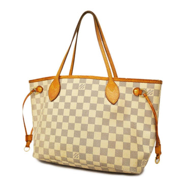 LOUIS VUITTON Tote Bag Damier Azur Neverfull PM N51110 White Ladies