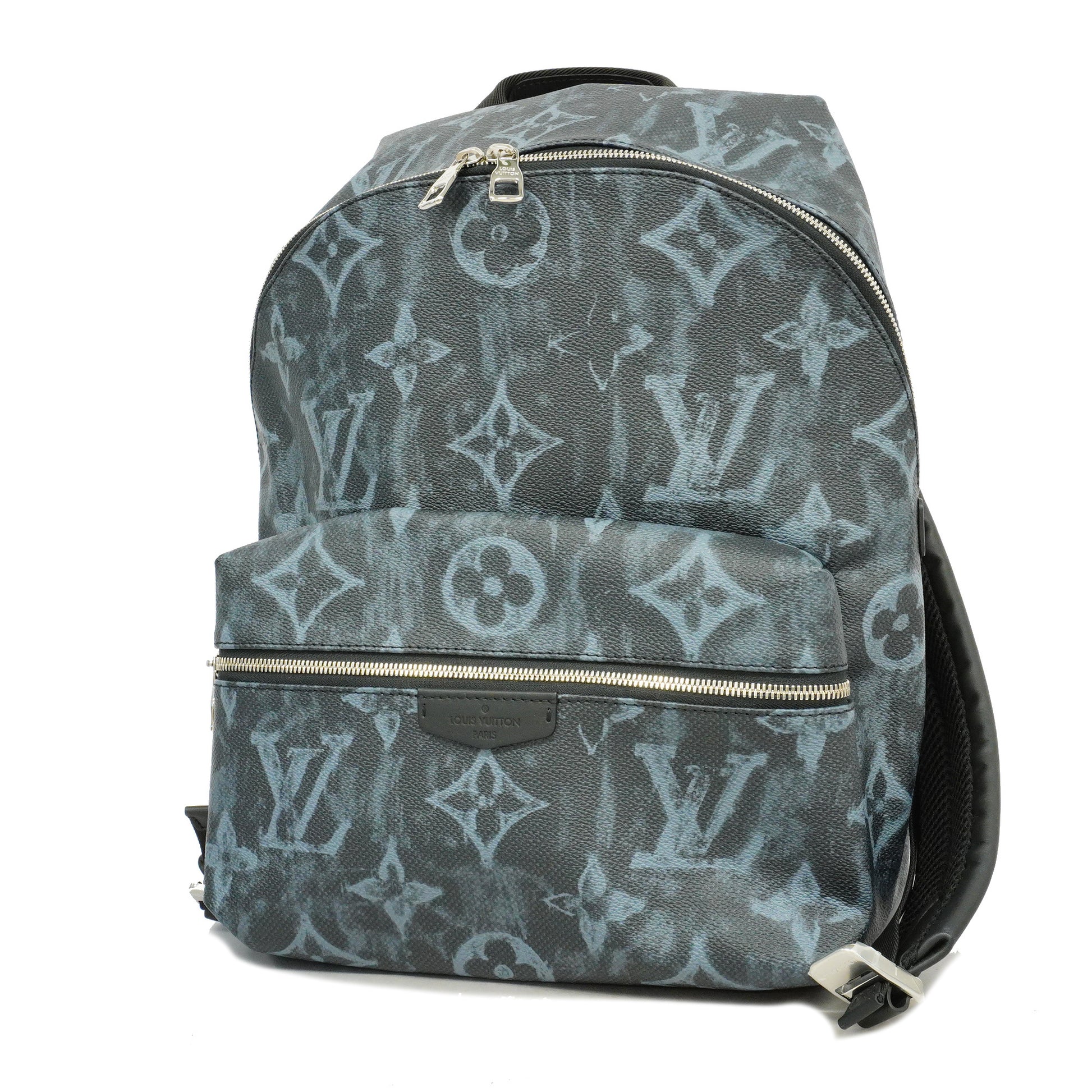 Louis Vuitton Black & Blue Monogram Pastel Discovery Backpack - Handbag | Pre-owned & Certified | used Second Hand | Unisex