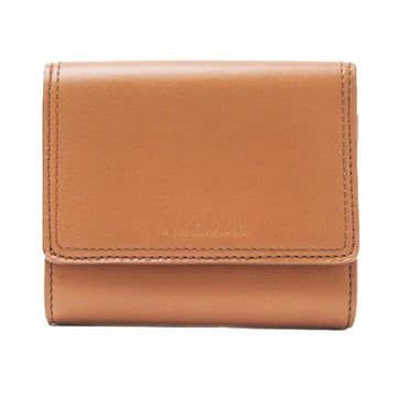 J&M DAVIDSON FOLDING WALLET 10232N Women's Leather Wallet [tri-fold] Brown,Camel