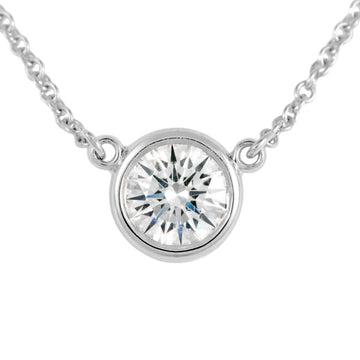 TIFFANY&Co Vistheyard Diamond Pendant Pt950 Necklace Elsa Peretti