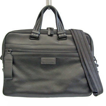 BOTTEGA VENETA Men's Leather Briefcase,Handbag,Shoulder Bag Black