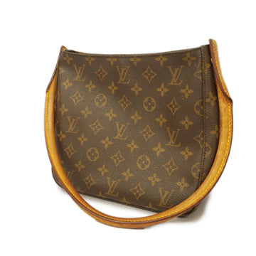 LOUIS VUITTON Shoulder Bag Monogram Looping MM M51146 Brown Ladies