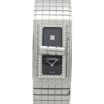 CHANEL Code Coco 1P Diamond/Bezel Diamond Wrist Watch Watch Wrist Watch H5145 Quartz Black Stainless Steel diamond H5145