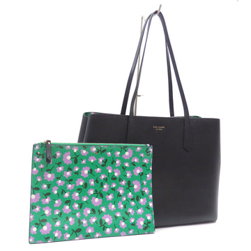 KATE SPADE Tote Bag Molly - Floral Medium Satchel Women's Black Leather