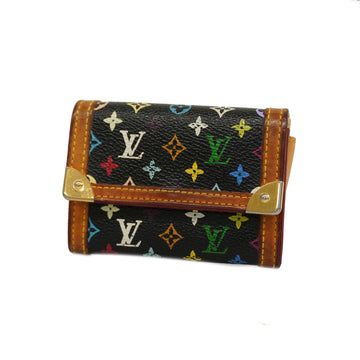 LOUIS VUITTONAuth  Monogram Multicolore Porto Monepura M92656 Noir