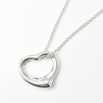 TIFFANY necklace pendant silver &Co. open heart