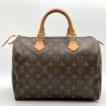 LOUIS VUITTON Speedy 30 Monogram Boston Bag Mini Brown PVC Women's Men's Fashion M41108