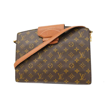 LOUIS VUITTON Shoulder Bag Monogram Courcel M51375 Brown Ladies