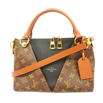 LOUIS VUITTON Handbag Monogram V Tote BB M43976 Brown Noir Ladies