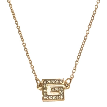 GIVENCHY necklace accessories gold stone women's