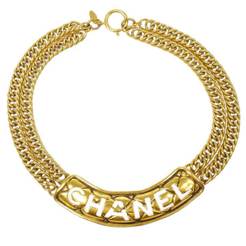 CHANEL Gold Pendant Necklace 3795 80368
