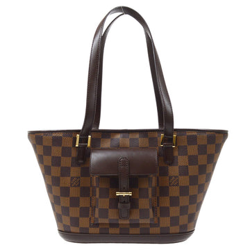 LOUIS VUITTON 2003 MANOSQUE PM HAND TOTE BAG DAMIER EBENE N51121 61442