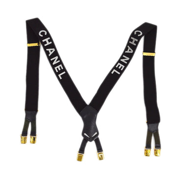 CHANEL 1997 Suspenders Black AK38023h