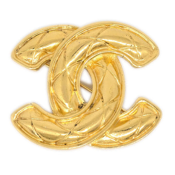 CHANEL Quilted CC Brooch Small 1153 02885