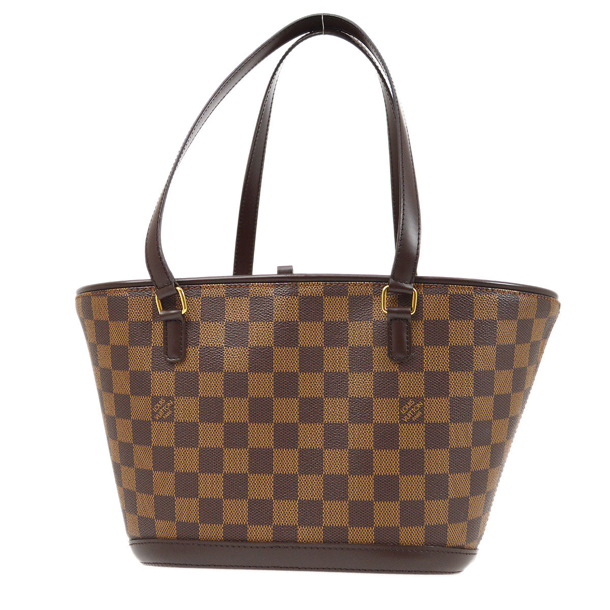 Louis Vuitton Vintage - Damier Ebene Clipper Bag - Brown - Damier