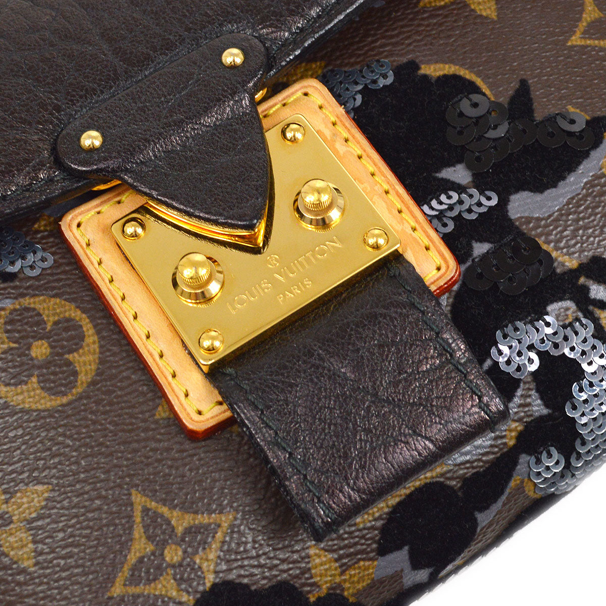 Louis Vuitton Pre-owned Fleur de Jais Manege Clutch Bag - Brown