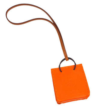 HERMES Orange Bag Charm 02748