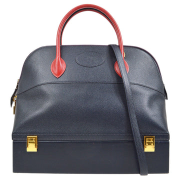 HERMES 1989 Macpherson Navy Red Courchevel 84347