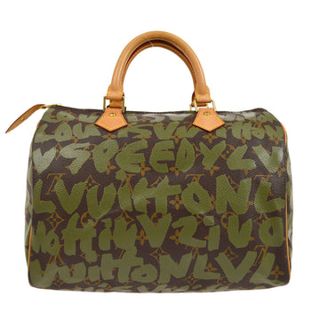 LOUIS VUITTON SPEEDY 30 HANDBAG MONOGRAM GRAFFITI M92194 38631