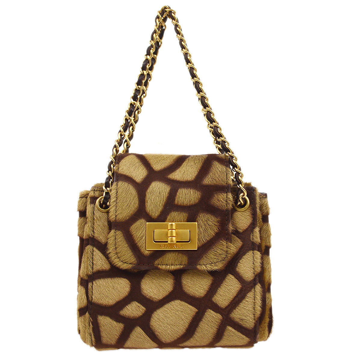 Chanel leopard cheap print bag