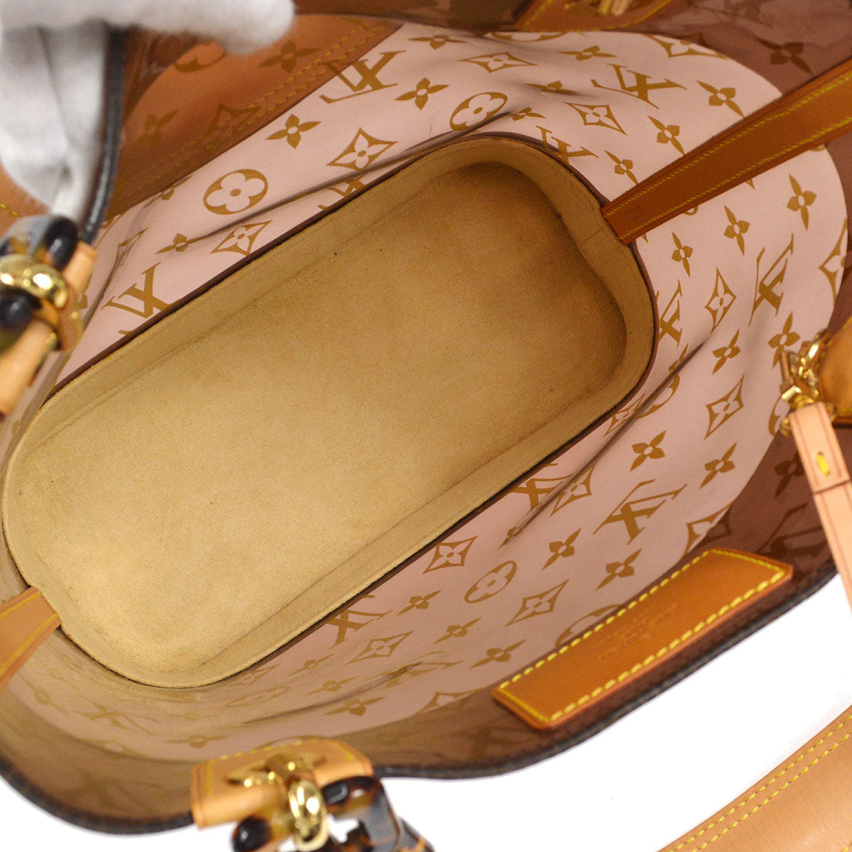 Louis Vuitton Monogram Vinyl Cabas Ambre PM M92502 Women's Handbag