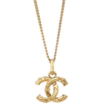 CHANEL Mini CC Gold Chain Pendant Necklace 27192