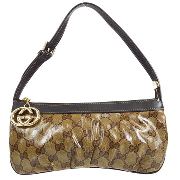 GUCCI GG Crystal Handbag Brown 26408