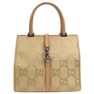 GUCCI Jackie GG Handbag Beige 26569