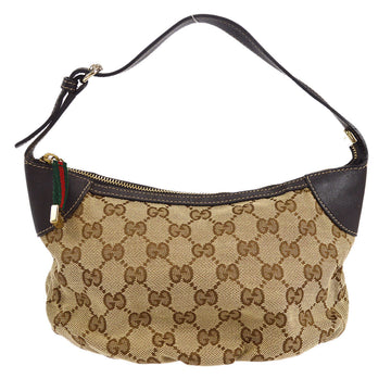 GUCCI GG Sherry Line Handbag Beige 27340