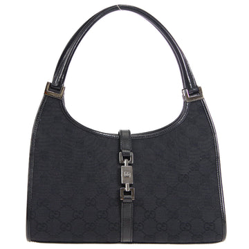 GUCCI Jackie GG Hobo Handbag Black 56572