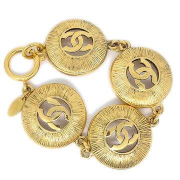 CHANEL Medallion Bracelet Gold 27148
